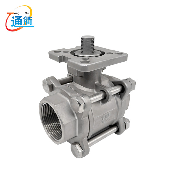 3PC Ball Valves With Mounting Pad