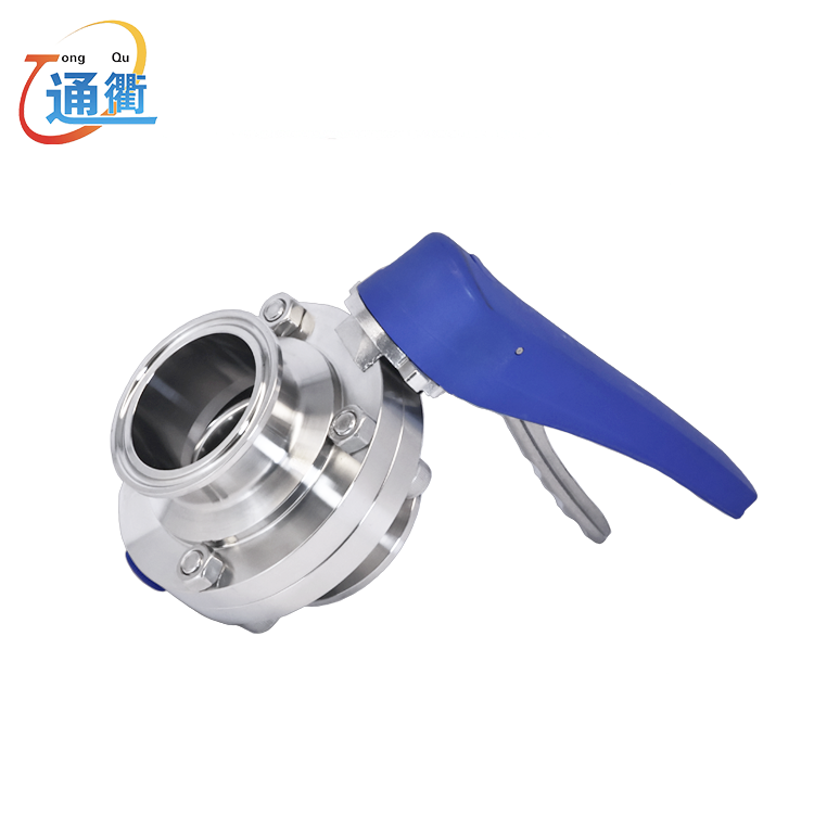 Clamp Butterfly Valve We Type Plastic Multi-Position Hanlde