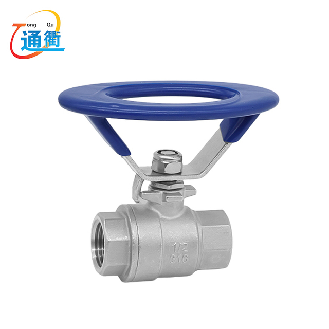 2PC Ball Valve Round Handle