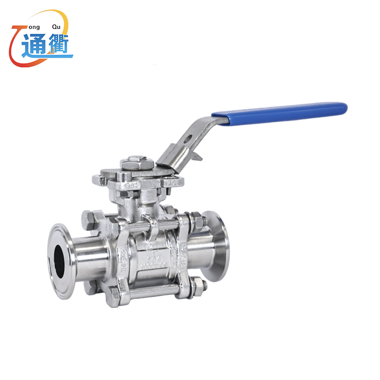 Three-Piece Clamped Ball Valve