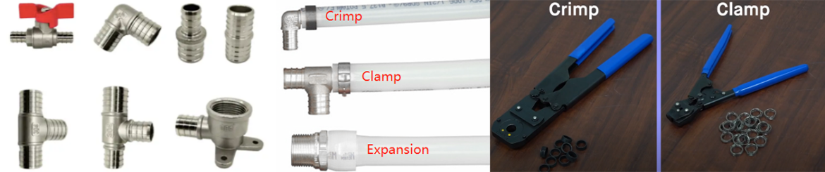 PEX fitting connection01