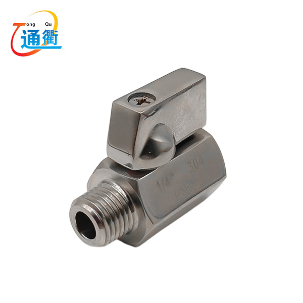 Mini Ball Valve FM Stainless Steel Handle