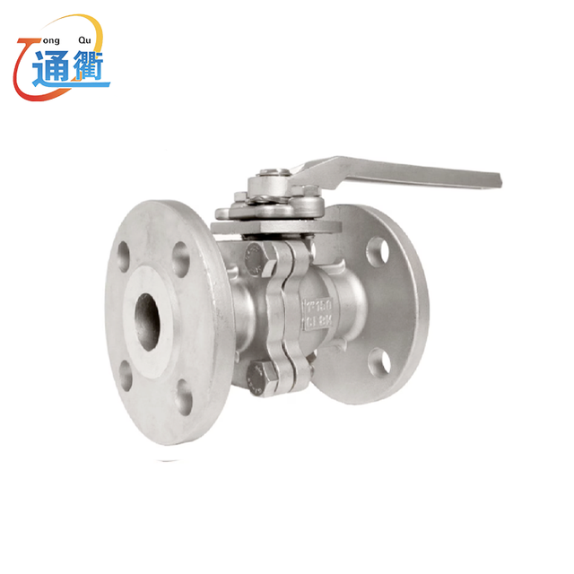 Two Piece Low-platform Flange Ball Valve