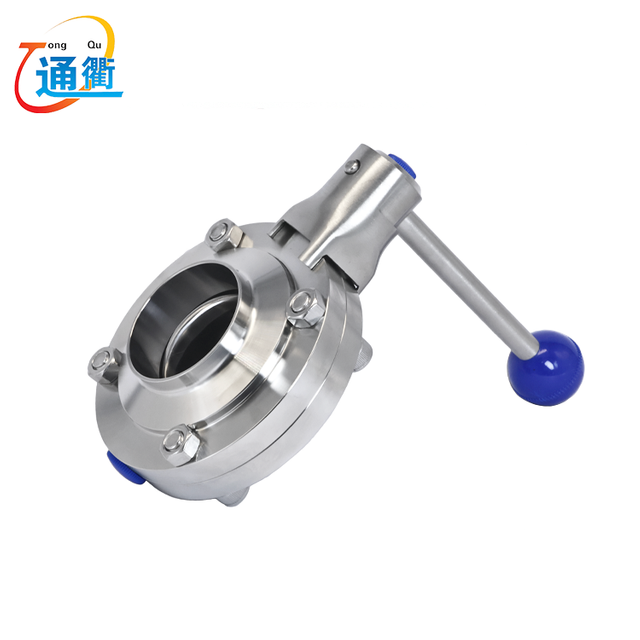 Weld Butterfly Valve Wb Type Square Pull Handle