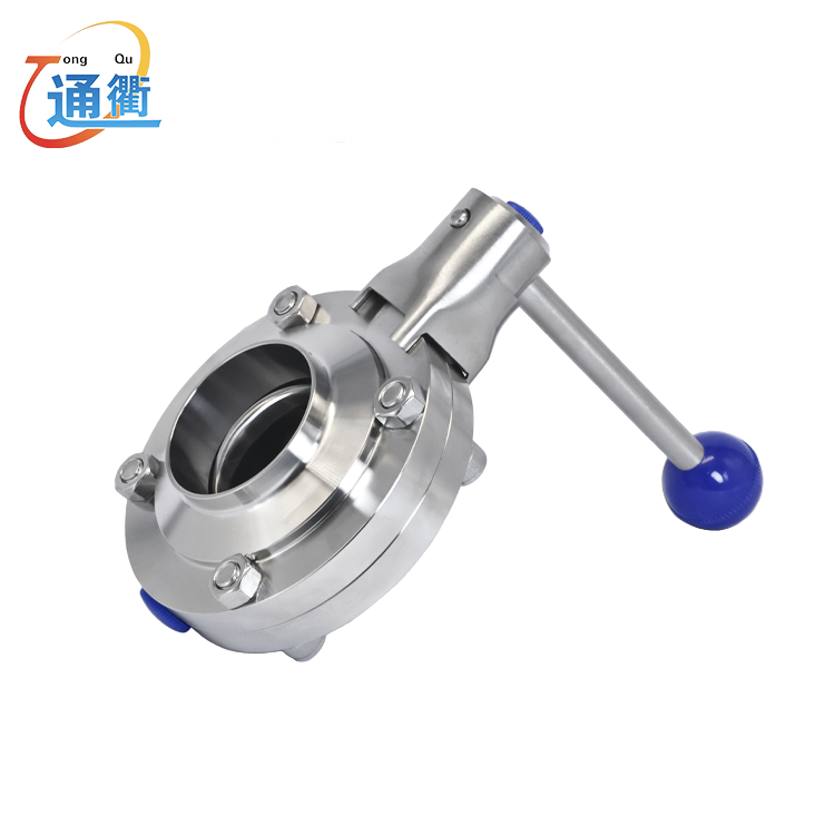 Weld Butterfly Valve Wb Type Square Pull Handle