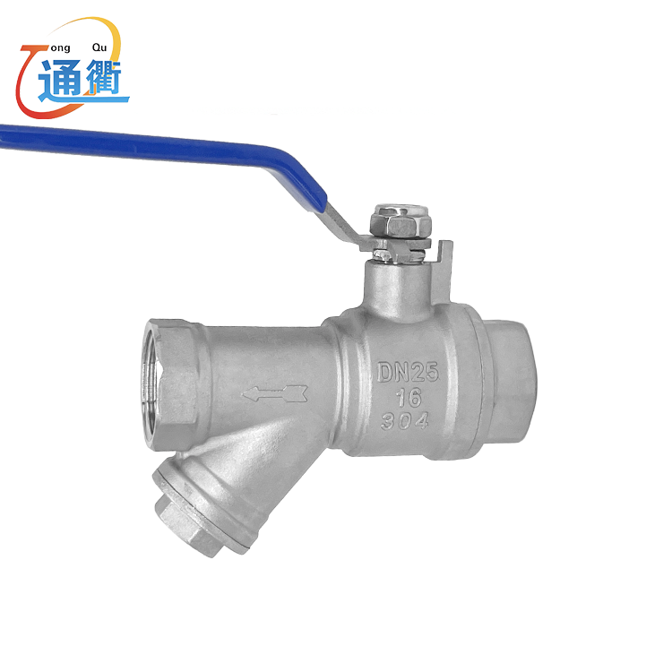 Y-Type Filter Ball Valve 