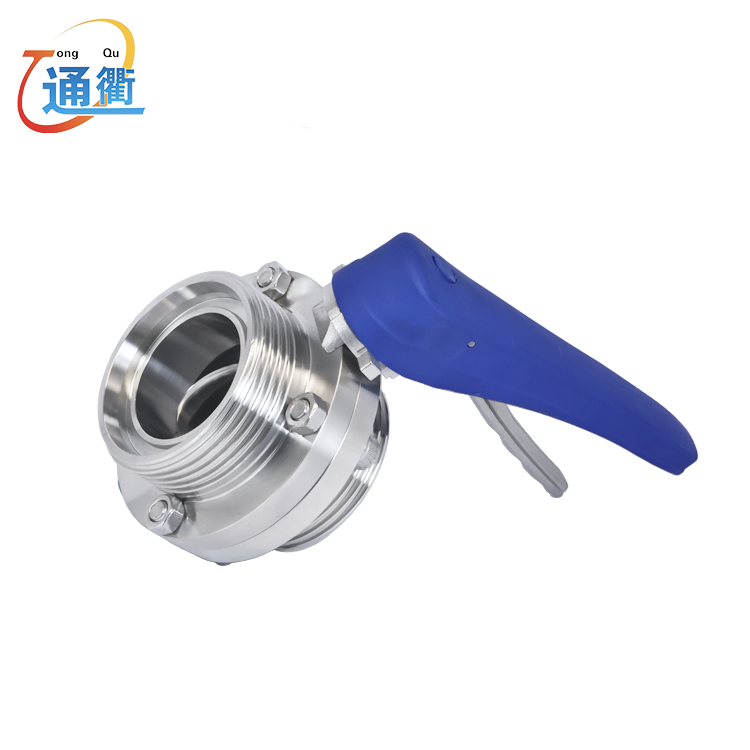 Male Butterfly Valve We Type Plastic Multi-Position Hanlde